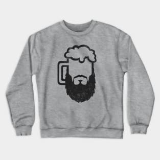 Beer'd Beer Beard Mug Crewneck Sweatshirt